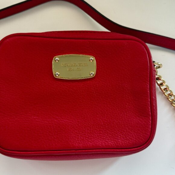 Michael Kors Crossbody Bag Red - Picture 8 of 8